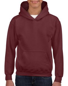 Gildan GI18500B - Sweat-Shirt Capuche Enfant Maroon