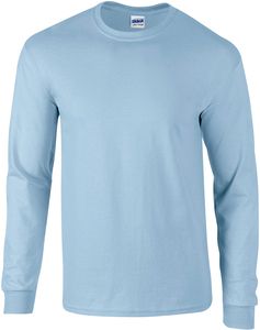 Gildan GI2400 - T-Shirt Homme Manches Longues 100% Coton Light Blue