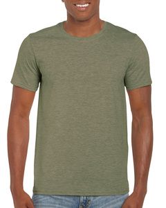 Gildan GD001 - T-Shirt Homme 100% Coton Ring-Spun Heather Military Green