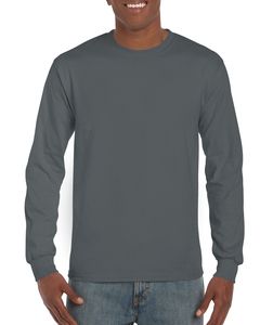 Gildan GD014 - T-Shirt à Manches Longues Homme Charcoal
