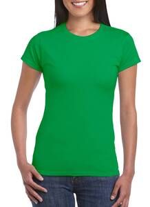 Gildan GD072 - T-Shirt Femme 100% Coton Ring-Spun Vert Irlandais