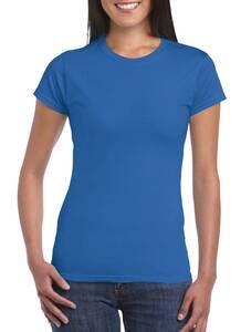 Gildan GD072 - T-Shirt Femme 100% Coton Ring-Spun Bleu Royal