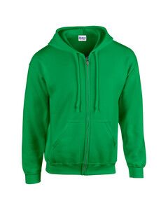 Gildan GD058 - Sweat-shirt à capuche adulte zippé HeavyBlend™ Vert Irlandais