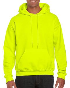 Gildan GD057 - Sweatshirt à Capuche Vert Sécurité