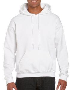 Gildan GD057 - Sweatshirt à Capuche Blanc