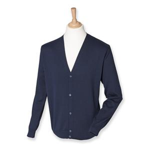 Henbury HB722 - Cardigan à boutons en V Homme