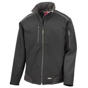 Result Work-Guard R124A - Veste softshell indéchirable Black/ Black