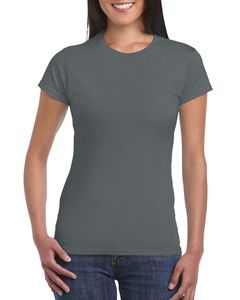 Gildan 64000L - T-shirt manches courtes femme RingSpun Charcoal