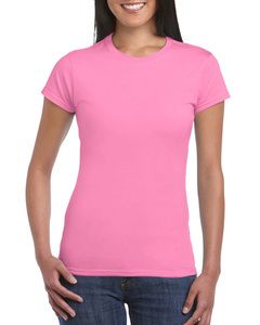 Gildan 64000L - T-shirt manches courtes femme RingSpun Azalea
