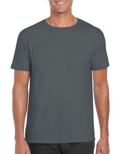 Gildan 64000 - T-Shirt Homme 100% Coton Ring-Spun Charcoal