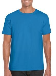 Gildan 64000 - T-Shirt Homme 100% Coton Ring-Spun Saphir