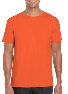Gildan 64000 - T-Shirt Homme 100% Coton Ring-Spun Orange