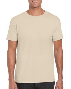 Gildan 64000 - T-Shirt Homme 100% Coton Ring-Spun Sand