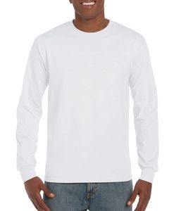 Gildan 2400 - T-Shirt Manches Longues Homme Ultra Blanc