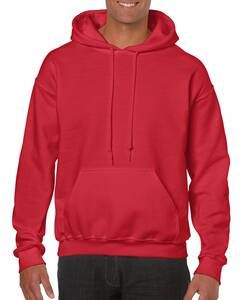 Gildan 18500 - SweatShirt Capuche Homme Heavy Blend Rouge