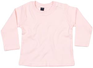 Babybugz BZ011 - T-shirt bébé à manches longues Rose Poudre