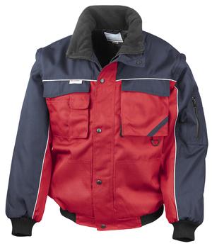 Result Work-Guard RE71A - Blouson de pilote résistant à manches zippées Work-guard™