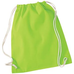 Westford Mill WM110 - Sac de Gym en Coton Lime Green