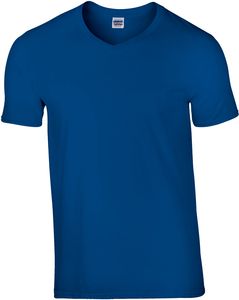Gildan GI64V00 - T-Shirt Homme Col V 100% Coton Royal Blue