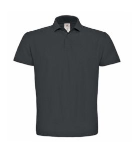 B&C BCID1 - Polo Homme Manches Courtes Anthracite