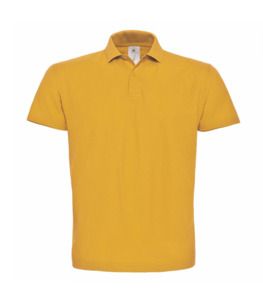 B&C BCID1 - Polo Homme Manches Courtes Chili Gold