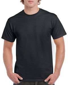 Gildan GN180 - Tee shirt pour Adulte en Coton Lourd Noir