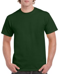 Gildan GN180 - Tee shirt pour Adulte en Coton Lourd Vert Forêt
