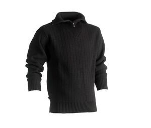 Herock HK330 - Sweat-Shirt Homme Col Zippé Noir