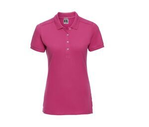 Russell JZ565 - Polo Femme Coton Fuchsia