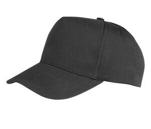 Result RC084 - Casquette 5 Panneaux Noir