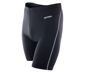 Spiro SP250 - Shorts Sport Homme Quick Dry Noir