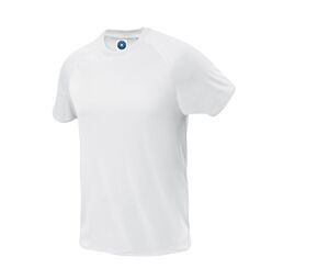 Starworld SW300 - T-Shirt Technique Homme Manches Raglan Blanc
