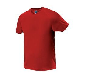 Starworld SW300 - T-Shirt Technique Homme Manches Raglan Rouge