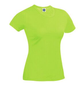 Starworld SW404 - Tee-Shirt Femme Performance Fluorescent Green