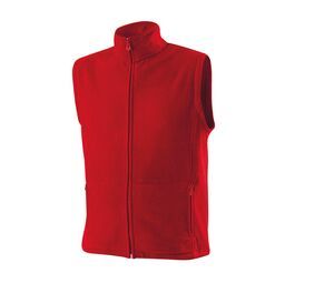 Starworld SW73N - Gilet Polaire Homme Rouge