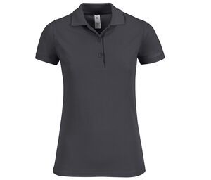 B&C BC409 - Polo Femme Safran Timeless Gris Foncé