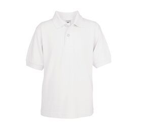 B&C BC411 - Polo Safran Enfant Blanc