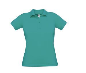 B&C BC412 - Polo Femme Safran 100% Coton Real Turquoise