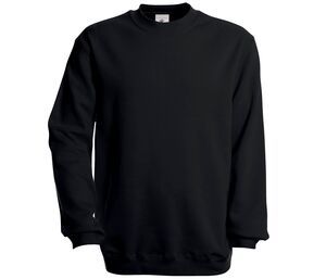 B&C BC500 - Sweat-Shirt Homme Coton Noir