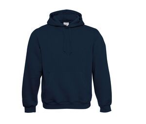 B&C BC510 - Sweat à Capuche Homme Poche Kangourou Coton Marine