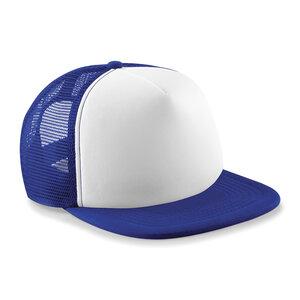 Beechfield BF645 - Casquette Homme Vintage Snapback Trucker Royal/White