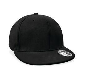 Beechfield BF665 - Casquette Visière Plate Rapper Noir