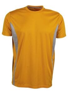 Pen Duick PK100 - Tee-Shirt Sport Homme Quick Dry Orange/Light Grey