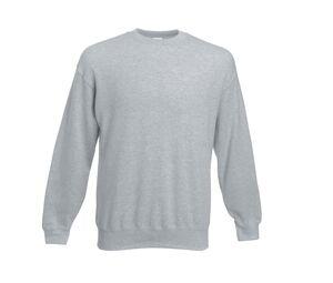 Fruit of the Loom SC250 - Sweatshirt Manches Droites Heather Grey