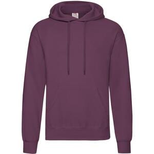 Fruit of the Loom SC270 - Sweat Shirt Capuche Homme Coton Bourgogne