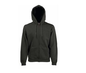 Fruit of the Loom SC274 - Sweat Capuche Grand Zip Homme Charcoal