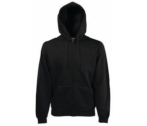 Fruit of the Loom SC374 - Sweat à Capuche Zippé Homme Noir