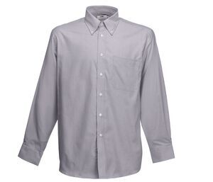 Fruit of the Loom SC400 - Chemise Oxford Homme Oxford Grey