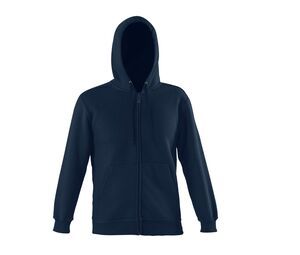 Starworld SW260 - Sweat Capuche Homme Poches kangourous Marine