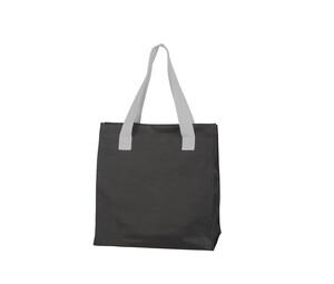 Black&Match BM900 - Shopping Bag Anses Contrastées Black/Silver